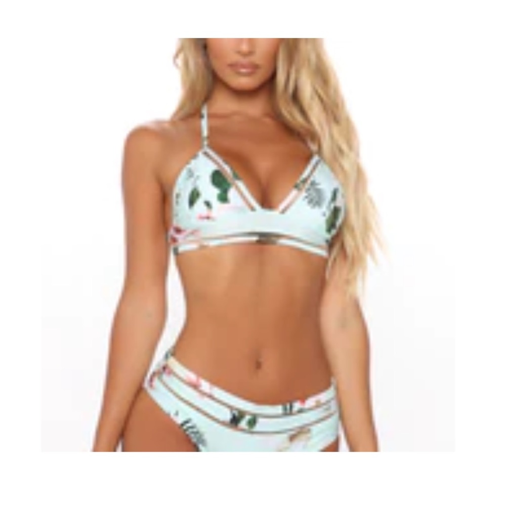 NWT Fashion Nova Tropical Bikini